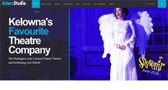Desktop Screenshot of kelownaactorsstudio.com